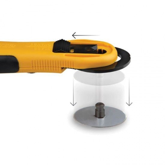 Cutter Rotatif De Ø60MM OLFA RTY-3/G Cutter Rotatif De Ø60MM OLFA RTY-3/G - (Accessoires De Mercerie)