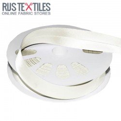 Satin Bias Binding Off White 20mm