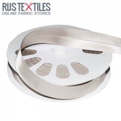 Satin Bias Binding Light Grey 20mm