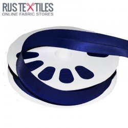 Satin Bias Binding Navy 20mm