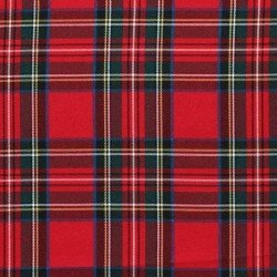 Scottish Tartan Fabric Red Stuwart