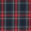 Scottish Tartan Fabric Navy Stuwart