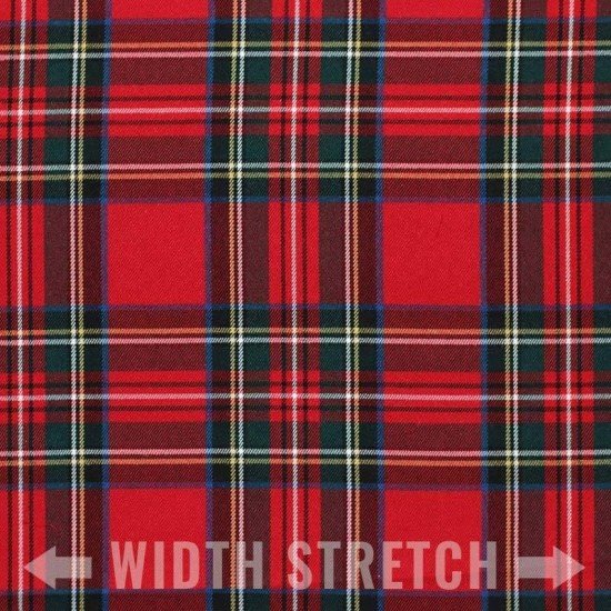 Tessuto Scozzesi Stretch Red Stuwart - (Tessuti Scozzesi)