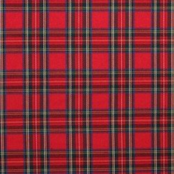 Scottish Tartan Fabric Royal Stuwart