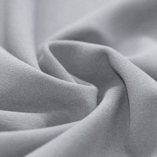 Scuba Crepe Jersey Fabric Light Grey - (Jersey Fabrics)