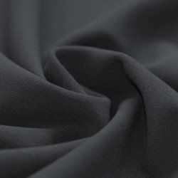Scuba Crepe Jersey Fabric Dark Grey