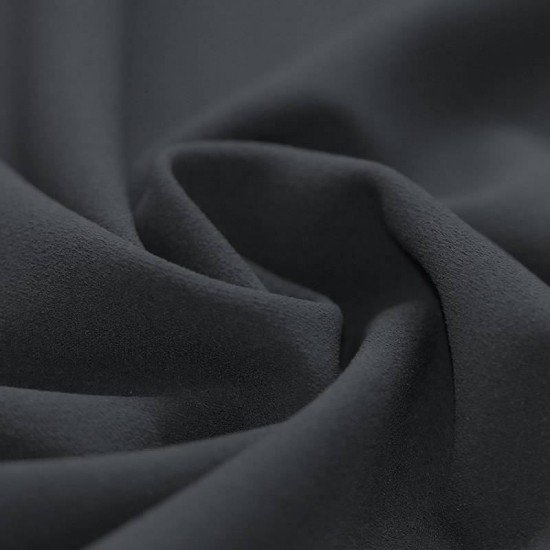 Tessuto Scuba Crepe Jersey Grigio Scuro - (Jersey Tessuti)