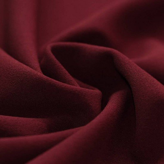 Scuba Crepe Jersey Bordeaux - (Jersey Stoffe)