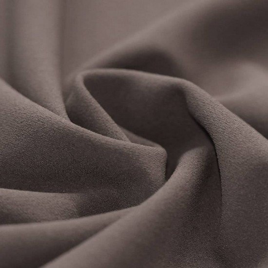 Tessuto Scuba Crepe Jersey Taupe - (Jersey Tessuti)