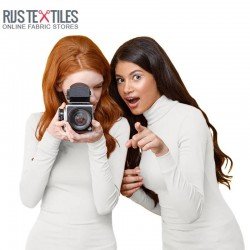 Scuba Crepe Jersey Fabric Ecru