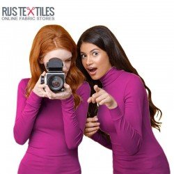 Scuba Crepe Jersey Fabric Fuchsia