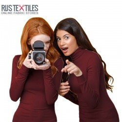 Scuba Crepe Jersey Fabric Bordeaux