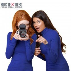 Scuba Crepe Jersey Fabric Cobalt