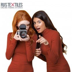 Scuba Crepe Jersey Fabric Brique