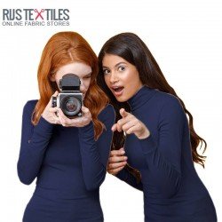 Scuba Crepe Jersey Fabric Navy