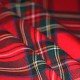 Scottish Tartan Fabric Red Stuwart - (Scottish Tartans Fabric)