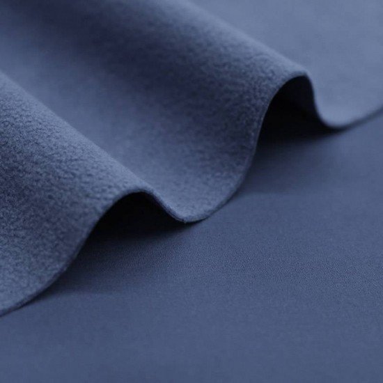 Softshell Stretch Stof Donker Jeans - (Softshell Stoffen)