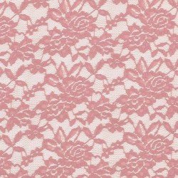 Lace Fabric Stretch Old Pink
