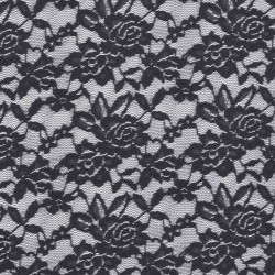 Lace Fabric Stretch Dark Grey