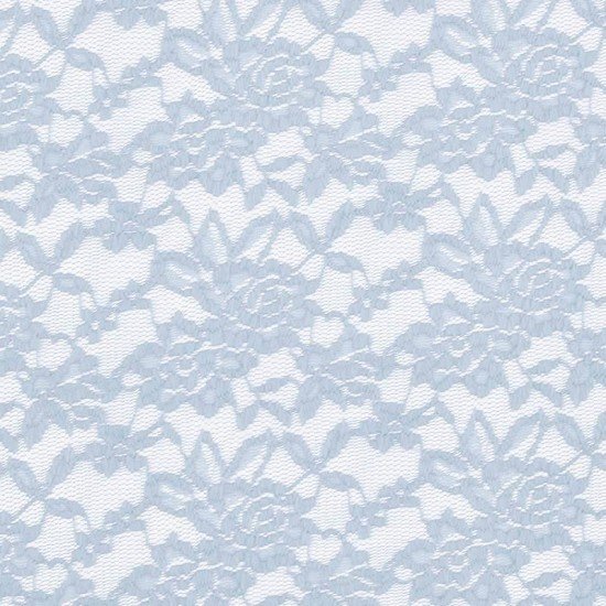 Tessuto Pizzo Stretch Blu Chiaro - (Pizzo Tessuto)