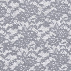 Lace Fabric Stretch Light Grey