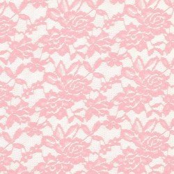 Lace Fabric Stretch Pink