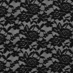 Lace Fabric Stretch Black
