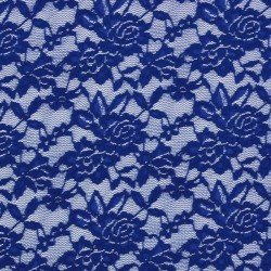 Lace Fabric Stretch Cobalt