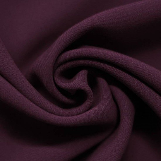 Stretch Gabardine Fabric Dark Purple - (Gabardine Fabric )