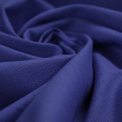 Stretch Linen Fabric Cobalt