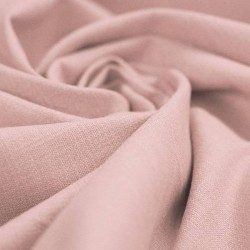 Stretch Linen Fabric Old Pink