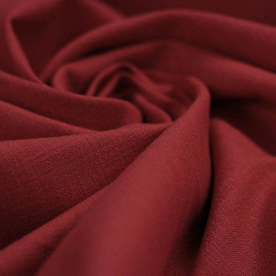 Stretch Linen Fabric Bordeaux