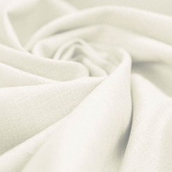 Stretch Linen Fabric Ecru