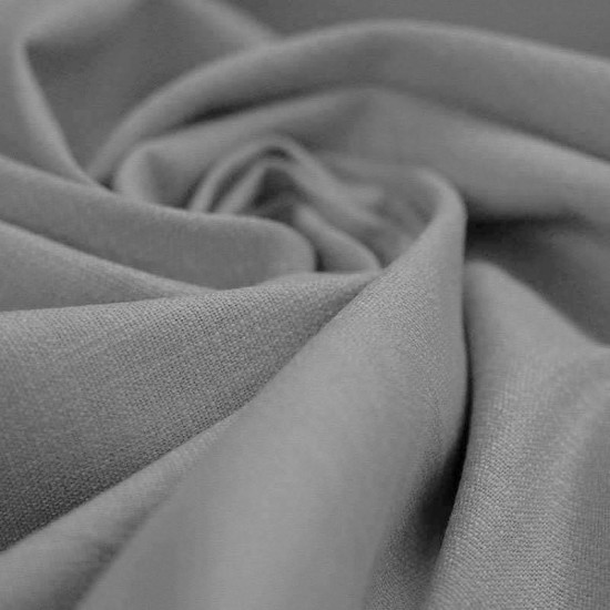 Stretch Leinenstoff Grau - (Modestoffe)