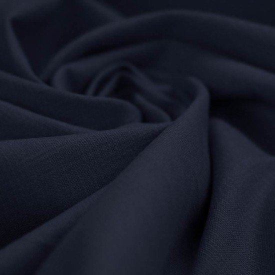 Tissu Lin Stretch Marine - (Tissus De Mode)