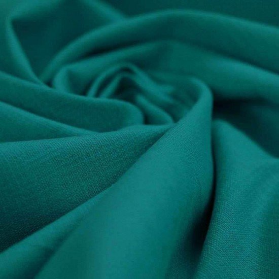 Stretch Linen Fabric Petrol - (Fashion Fabrics)