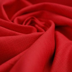 Stretch Linen Fabric Red