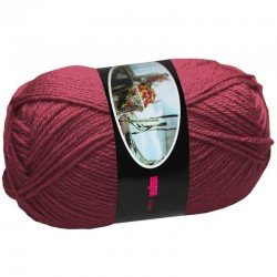Knitting Wool ISPE Needle Size 4 Bordeaux