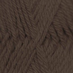 Knitting Wool ISPE Needle Size 4 Dark Brown