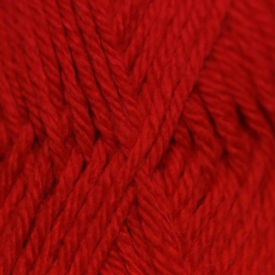 Knitting Wool ISPE Needle Size 4 Dark Red - (Wool Knitting Yarn Needle Size 4)