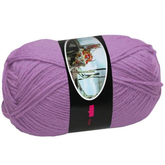 Knitting Wool ISPE Needle Size 4 Lilac - (Wool Knitting Yarn Needle Size 4)
