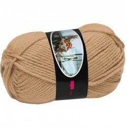 Knitting Wool ISPE Needle Size 5,5 - 6 Dark Beige