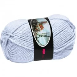 Fils à Tricoter Laine ISPE Aiguilles 5,5 - 6 Bleu Clair