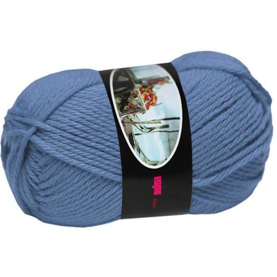 Fils à Tricoter Laine ISPE Aiguilles 5,5 - 6 Jeans - (Fils à Tricoter De Laine Aiguilles 5,5 - 6)
