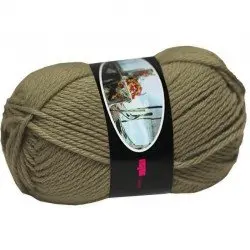 Fils à Tricoter Laine ISPE Aiguilles 5,5 - 6 Olive