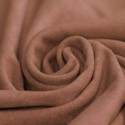 Stretch Imitation Suede Fabric Camel