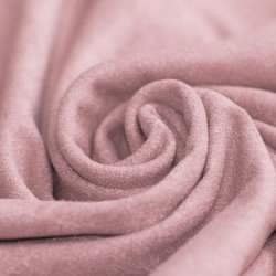 Stretch Imitation Suede Fabric Old Pink