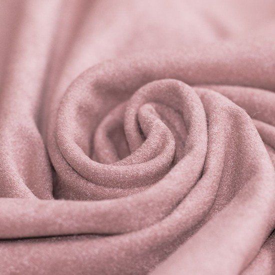 Stretch Imitatie Suède Stof Oud Roze - (Suede Stoffen)