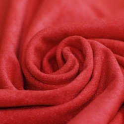 Stretch Imitation Suede Fabric Red