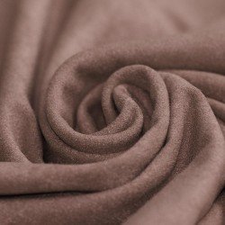 Stretch Imitation Suede Fabric Taupe